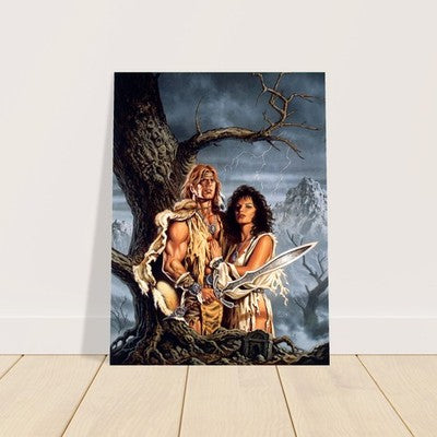 TANIS SHADOW YEARS BY CLYDE CALDWELL POSTER D&D FANTASY WALLART DECOR 2