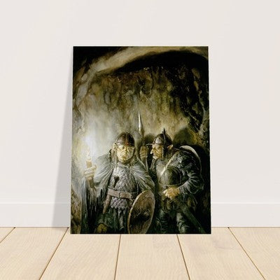 Gorbag and Shagrat by Alan Lee (1991) Fantasy Poster - Lord of The Rings Art 2