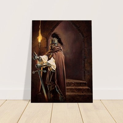 Lord Soth Knight of the Black Rose Clyde Caldwell Dragonlance D&D Poster 1991 3