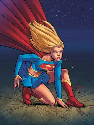 Supergirl Cover by Amanda Conner Poster - Comic Art Print