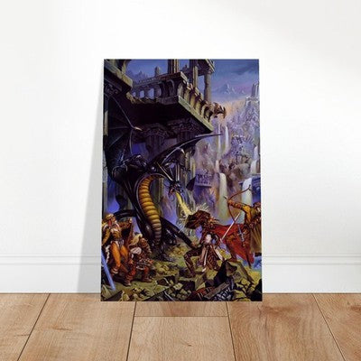 Dragonlance Dragons of Despair Clyde Caldwell D&D Poster 1984 Wall Art Decor 2