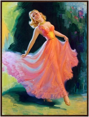 Art Frahm The Pink Dress (1953) - Framed Poster
