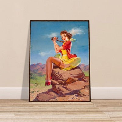Art Frahm The Look Out (1955) - Framed Poster 2