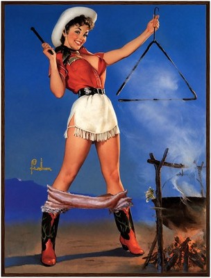Art Frahm Come and Get It (1953) - Framed Poster