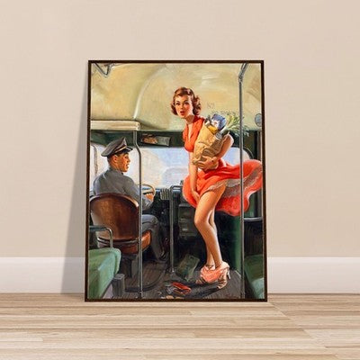 Art Frahm A Fare Loser (1953) - Framed Poster 2