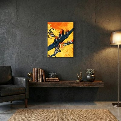 Rudolph Belarski Winter 1943 American Eagle Canvas Wall Art 24x32 Stretched 4
