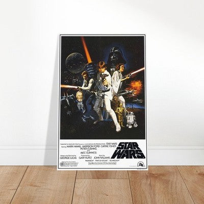 Star Wars Style C Poster 1977 – Luke Skywalker Darth Vader Sci-Fi Wall Art Decor 2