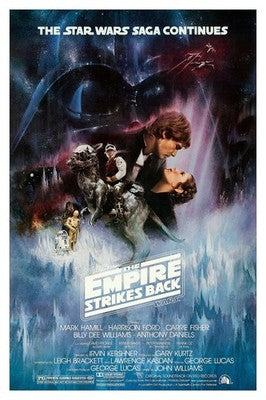 Star Wars The Empire Strikes Back Movie Poster 24x36