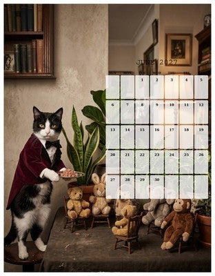 2027 Grumpy Cats Living The Life Wall Calendar Funny Cat 4