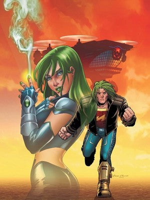 DOCSAM003 Cover by Amanda Conner - Sci-Fi Action Poster