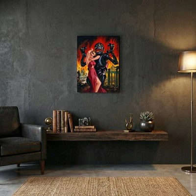 Norman Saunders Wyndham Smith Retro Sci-Fi Robot Canvas Wall Art 24x32 Stretched 4
