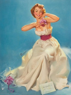 An Orchid for Miss Sylvania by Gil Elvgren Poster - Vintage Pin-Up Art