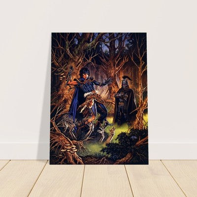 HANDS OF DOOM BY CLYDE CALDWELL POSTER D&D FANTASY WALLART RPG VIBRANT 2