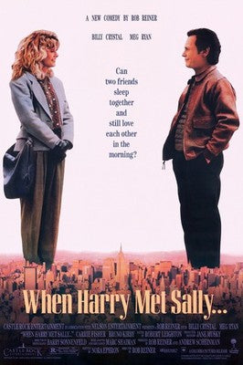 When Harry Met Sally... (1989) Movie Poster - Classic Romance Film Art