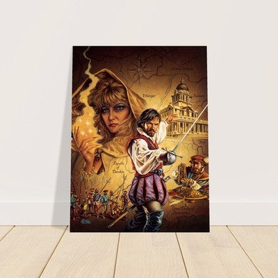 REPUBLIC OF DAROKIN BY CLYDE CALDWELL POSTER D&D FANTASY WALLART VIBRANT 2