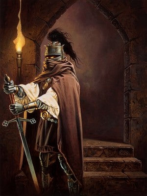 Lord Soth Knight of the Black Rose Clyde Caldwell Dragonlance D&D Poster 1991