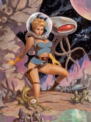 Space Girl by Dan Morton (2016) Sci-Fi Poster