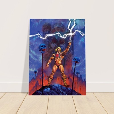 He-Man Champion of Grayskull Masters of the Universe Poster 1985 Wall Art Decor 3