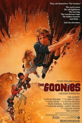 THE GOONIES (1985) MOVIE POSTER – ADVENTURE CLASSIC FILM ART Wall Art Decor