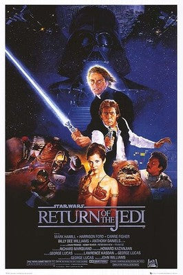 Return of the Jedi Movie Poster - Classic Star Wars Art