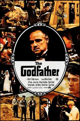 The Godfather 1972 Movie Poster – Marlon Brando Classic Film Wall Art Decor