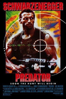 Predator 1987 Movie Poster - Schwarzenegger Action Sci-Fi Classic
