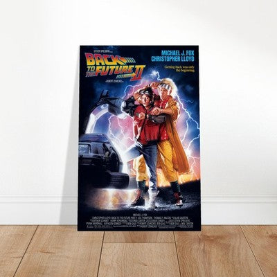Back to the Future Part II Movie Poster 1989 | Sci-Fi Classic 2