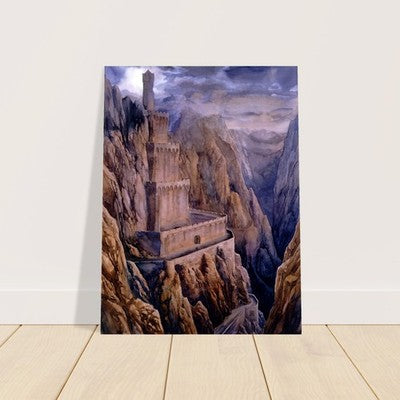 Tower of Cirith Ungol by Alan Lee - Lord of the Rings Poster 2