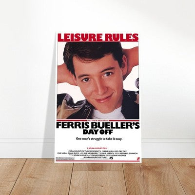 Ferris Bueller's Day Off 1986 Movie Poster - Matthew Broderick 2