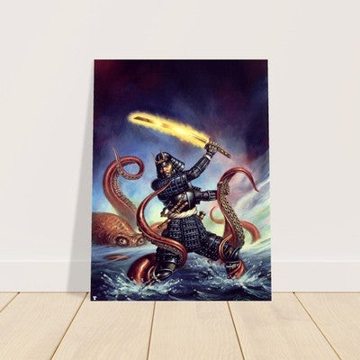 BLADE OF THE YOUNG SAMURAI BY CLYDE CALDWELL POSTER FANTASY SHARP-DETAIL WALLART 2