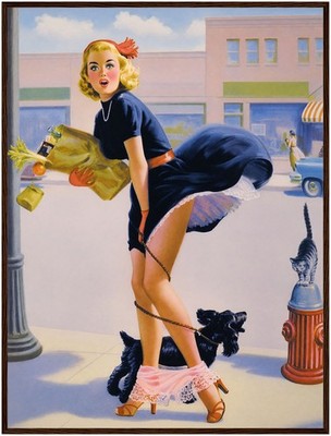 Hold Everything by Art Frahm (1955) - Framed Poster