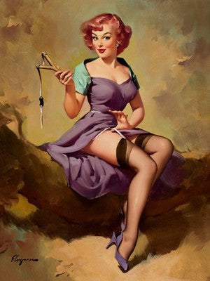Gil Elvgren 'It's a Snap' (1958) Vintage Pin-Up Poster