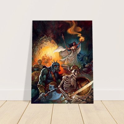 WHITE MAGIC BY CLYDE CALDWELL POSTER D&D VIBRANT-COLORED SHARP-DETAIL WALLART 2