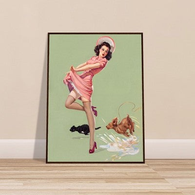 Art Frahm Out of Control (1944) - Framed Poster 2