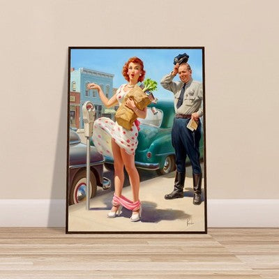 Art Frahm No Time to Lose (1951) - Framed Poster 2