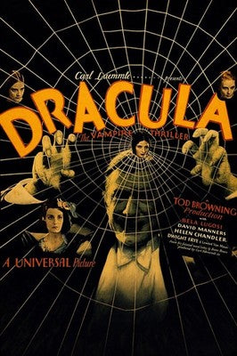Dracula 1931 Universal Monsters Horror Poster – Classic Vampire Film Art
