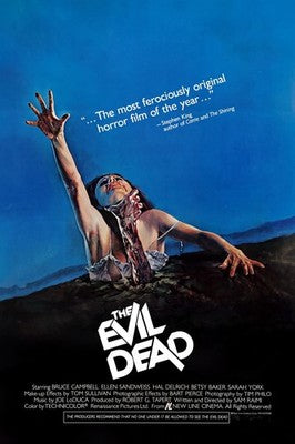 The Evil Dead 1981 Horror Movie Poster - Classic Sam Raimi