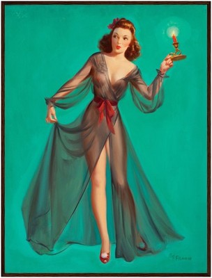 Art Frahm Oooh, Is There a Man In the House (1949) Framed Poster