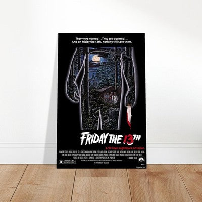 Friday the 13th 1980 Classic Horror Movie Poster 2