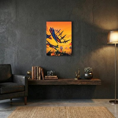 Rudolph Belarski American Eagle 1942 WWII Canvas Wall Art 24x32 Stretched 4