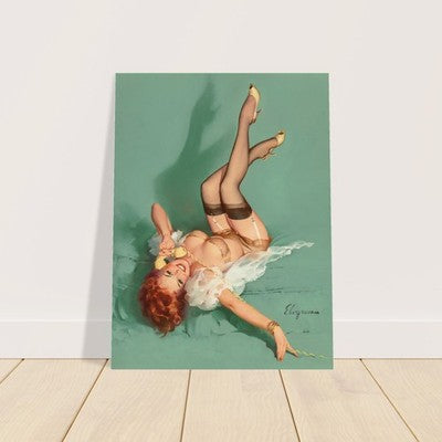The Right Number by Gil Elvgren (1962) Vintage Poster 2