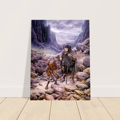 Two Orcs in the Land of Shadow by Alan Lee (1994) Poster - Lord of The Rings Art 2