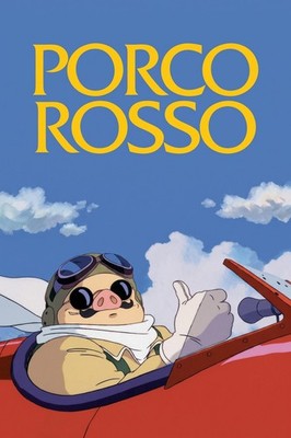 Porco Rosso 1992 Poster – Pilot Pig Adventure Animation Wall Art Decor