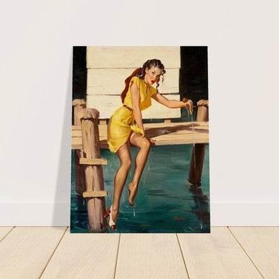 Gil Elvgren He Was Neither A Gentleman Nor A Sculler (1948) Poster 2