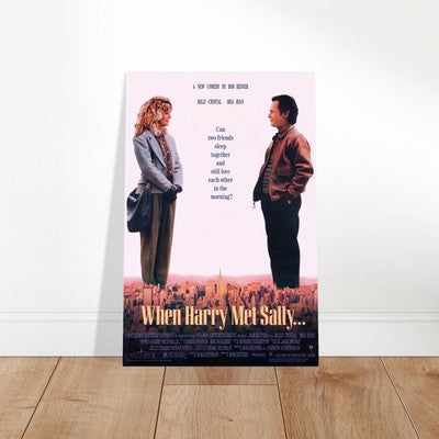 When Harry Met Sally... (1989) Movie Poster - Classic Romance Film Art 2