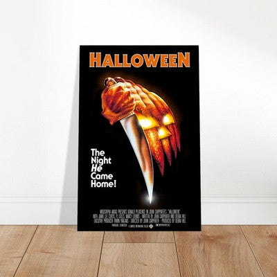 HALLOWEEN 1978 MOVIE POSTER – CLASSIC HORROR FILM JACK-O-LANTERN Wall Art Decor 2