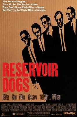 Reservoir Dogs Movie Poster 1992 Crime Film Classic
