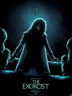 The Exorcist 1973 Horror Classic Poster – Demonic Possession Thriller