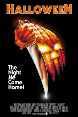 HALLOWEEN 1978 MOVIE POSTER – CLASSIC HORROR FILM JACK-O-LANTERN Wall Art Decor