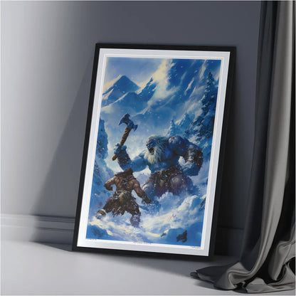 Savage Lands: The Barbarian's Path by Kore Art Studios (2023) 24x36 Print - Limited Edition Poster xx/25